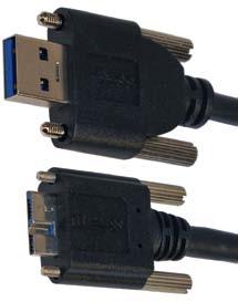 호스트측 ( 표준 A 잠금 ) USB3 Vision 표준은 2011년말에처음발표되었고, 1.0 버전은 2013년 1월에발표되었습니다. 새로운표장치측 (micro-b 잠금 ) 준으로, 머신비전업계에서는아직 USB 기술에익숙하지않습니다. USB 인터페이스는소비자의폭넓은인식수준, 쉬운플러그앤드플레이설치, 높은수준의성능등을제공합니다.