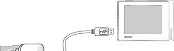 사용하기전에 + 충전하기 COWON D2+ 를충전하기위해서는 USB 케이블로 PC 에연결하거나 AC 어댑터를연결합니다. 1 1. USB 케이블로 PC 와 USB 단자를연결 : 약 5.5 시간후에완전충전이됩니다. 2 2.