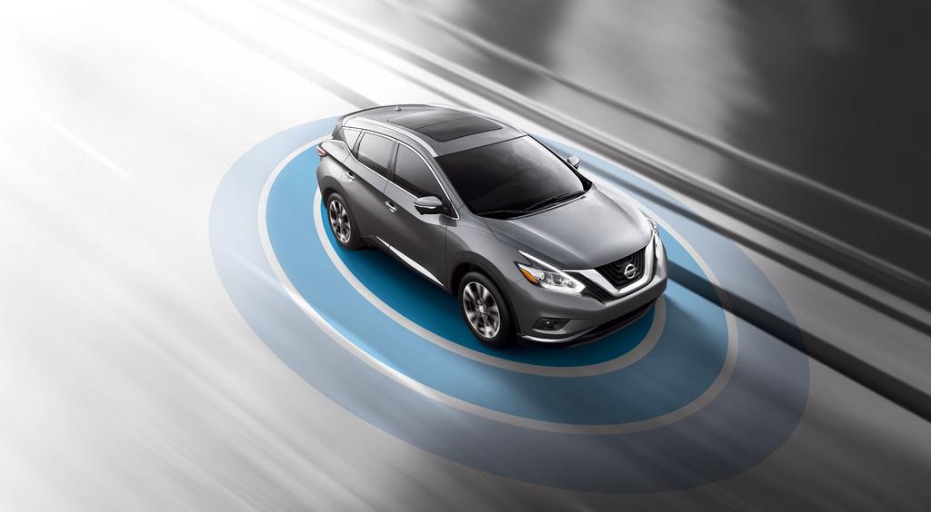 Nissan SAFETY SHIELD PHILOSOPHY SURROUND YOURSELF WITH CONFIDENCE. Nissan Safety Shield 기술은닛산이제작한모든차량의엔지니어링과 개발의지침이되는안전에관한포괄적인접근법입니다.