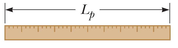 특수상대성이론의결과 : 길이의상대성 고유길이 (roer length): 물체에대해정지해있는사람이측정한길이 움직이는물체의길이또는공간간격은동시에측정되어야한다. 막대와함께움직이는기준계의관측자가재는길이는고유길이 L 이며단순히양끝점의좌표값을빼주면되며양끝점을동시에측정하지않아도된다.
