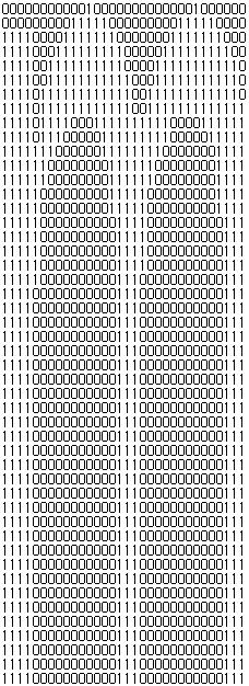 즉, [ 그림 1-5] 처럼 a 라는이미지를 1,536개의 bit로표현하는것이가능하다 ( 가로