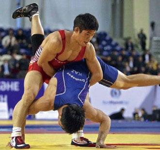 정지현 ( 울산남구청 ) 남자부그레꼬로만형 71kg 급금메달 4월 21일부터 28일까지카자흐스탄에서열린