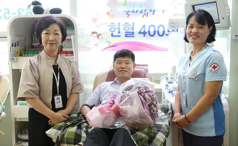 This event was jointly organized by the Korean Red Cross Blood Service Headquarters and the Seoul Metropolitan Office of Education under supervision by the Seoul Nambu Blood Center.