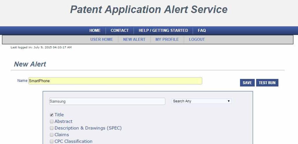 IT IT PE2E, TMNG, FPNG(Fee Processing Next Generation) IT ㅇ USPTO (Patent Application Alert Service) (4.