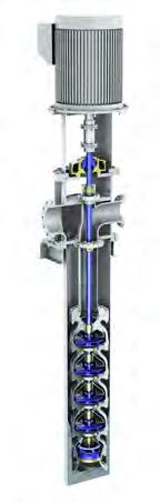 VS6 JVCR HIGH PRESSURE CANNED LNG LOADING PUMPS ISO 13709 / API 610 VS6 유지보수간편 접근성 인듀서불필요 높은펌프및모터효율 입증된신뢰성 최대 1,130 m 3 /h / 5,000