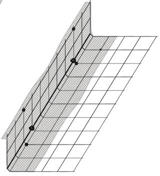 Fig. 7. Net of Welded Reinforcements to Control Horizontal Displacement of Embankment 3. RSR 변형계측 3.