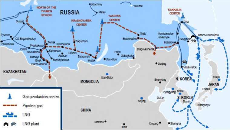 ( 사할린 ) 가스의對중국 PNG 공급에대한양해각서를체결하였음. Gazprom 의 Miller 회장은同사업도향후 5년간 Gazprom 과 CNPC 의전략적협력부문프레임워크에속할것이라고언급하였고, 2015년 10월 Gazprom 은해당사업을위해실무진그룹을구축했다고발표하였음.