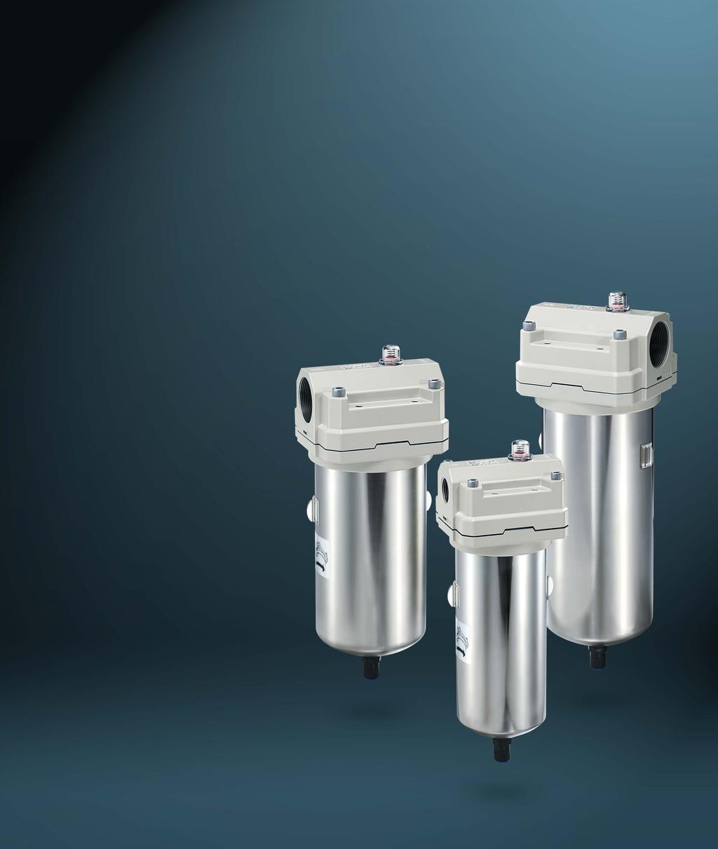 압축공기청정화필터 압축공기청정등급 ISO573 메인라인필터 Series