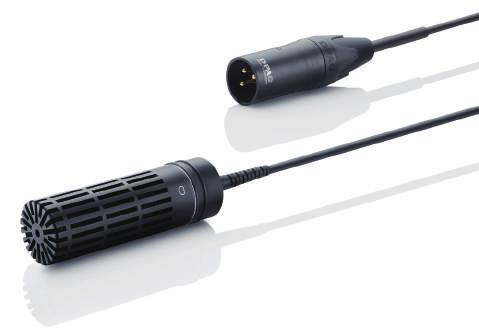 2011E Twin Diaphragm Cardioid Microphone, Active Cable Rear or side cable DPA 의전설적인 d:dicate 4011 지향성마이크로폰을염두에두고디자인된작고연동성이뛰었난 d:dicate 2011E 지향성마이크로폰은피드백을억제하며최대음량을얻을수있고좁은 Off-axis 스테이지컨트롤 ( 무대에서지향각유지