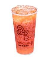 < 그림 Ⅰ-6> Gong Cha 과일음료메뉴 자몽아이스티금귤 & 레몬차오렌지녹차 * 출처 : http://www.gong-cha.