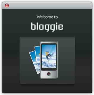 3 "Bloggie" 아이콘을더블클릭하여주십시오.
