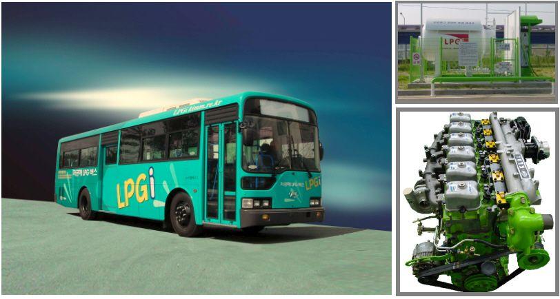 LPG 엔진의개발에성공하였고, 2001년부터 2년동안의버스탑재사업을통하여경유버스동급의출력과 CNG버스의동급의저공해성을갖는 LPG버스의개발에성공하였다.