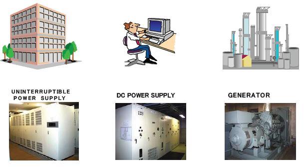 5. BEST 장비적용분야 UPS 시스템, DC 전원공급기, 비상발전기, 비상펌프, IDC 센터, 병원,