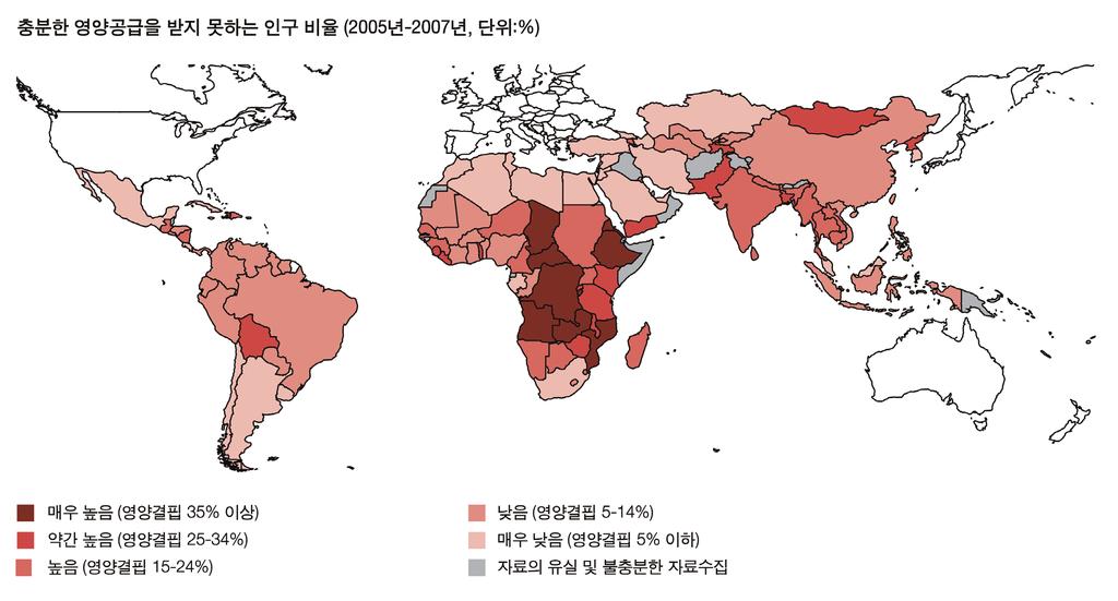 그러나이지역내에서도국가간큰차이가발견되는데, 예를들어 1990년이래동아시아의기아수치감소에는중국의영향이 매우크다.