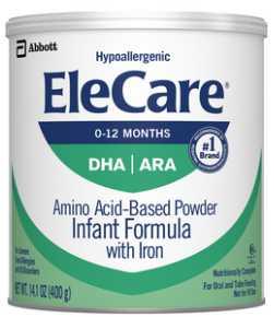 Infant Formula with Iron (0-12 Months) 단백질섭취가어려운유아들을위한경구및경관급식용아미노선보충제