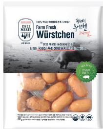 부어스첸 치즈 6.3% 함량 부어스첸은독일어로 Wurst+Chen 의합성어로작은사이즈의정통독일식소시지를의미합니다.
