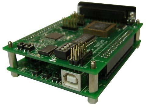 I/O를확장할수있는칩 (PCF8574) 이장착되어있다. 또한, EPLD(XC9536XL) 를장착하여사용자가자유롭게하드웨어프로그램을할수있게하였다 ( 즉, 어드레스영역및 I/O 사용방법을수정할수있다 ).