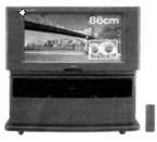 2. 아날로그시대 ( 컬러 TV) 순시기사진설명 1 컬러 TV 도입기 (1980~1984) 리모콘의등장 전면은은색도장처리, 측면은나무무늬 2 컬러 TV