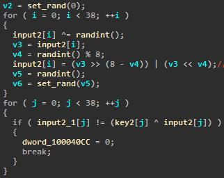 chk2 를보면 ror 이 rol 로 xor 순서가바뀐것외에는같다. import string printset = set(string.printable) is_print = lambda x: set(x).