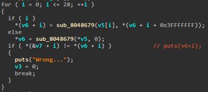 [REVERSING 300] Gauss 겉으로보면매우복잡하게보이지만다행히입력값이달라도조건은항상같았다. 하지만입력값에따라리턴값은다르기때문에파일을패치하여내가입력한값의 리턴값이무엇인지알수있도록출력하여 (puts(v6+i)) 조건을맞추었다.