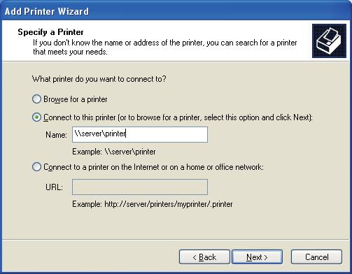 Windows XP, Windows XP 64-bit Edition, Windows Server 2003, Windows Server 2003 x64 Edition 의경우 1. start( 시작 ) Printers and Faxes( 프린터및팩스 ) 를클릭합니다. 2. Add a printer( 프린터추가 ) 를클릭하여 Add Printer Wizard( 프린터추가마법사 ) 를시작합니다.