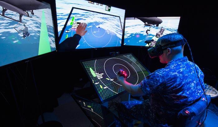 2) 해군에서의 VR 시뮬레이션활용미군등을중심으로해군에서도 VR을활용한다양한시뮬레이션프로그램의도입을추진중이다.