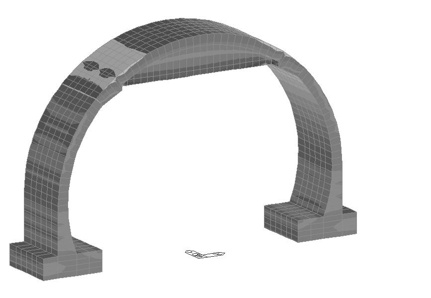 프리캐스트터널 Liner 의리브보강형상변화에따른역학적거동특성 그림 5. 기존리브보강프리캐스트세그먼트터널구조물수치해석결과분석 콘크리트라이닝과같은개착식터널구조물대비동일하중조건에서발생하는휨모멘트가감소하게되므로세그먼트부재의단면이감소될뿐만아니라부재를경량화할수있다.