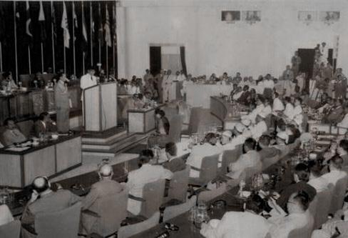 상호 협력의 촉진 반둥 회의(1955) 아시아 아프리카 29개국이 참가하여 평화 10원칙을 10. 정의와 국제 의무의 존중 채택하였다. 다음과 같은 국제 질서를 무엇이라고 부르는지 써 보자.