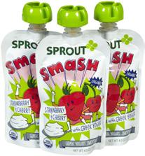 19 용 량 6 oz Smash 스프라우트베이비 (Sprout Baby) 사는초등학생연령대를타겟으로스매쉬스무디신제품을출시하였다.