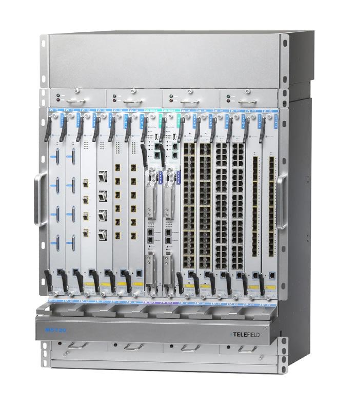 전송장비 텔레필드 주요사양 M5720 형상 크기 Shelf 제어 / 스위치 23 15.5RU Chassis 4slots 라인카드 12slots 주요기능및특징 Layer2 Ethernet 기능 - Bridge - 802.1d STP, 802.1w RSTP, 802.1s MSTP - VLAN - 802.1p Port-based VLAN - CoS - 802.