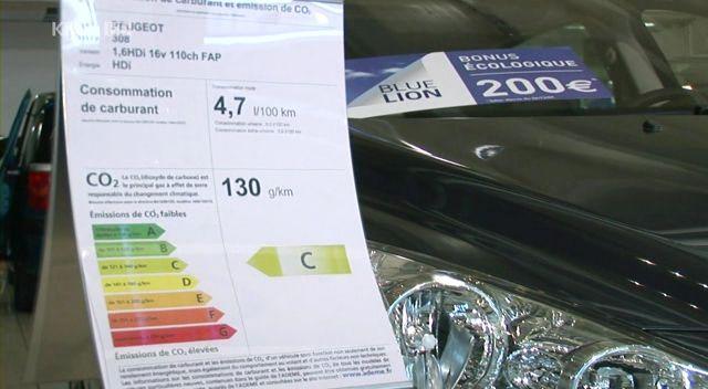 프랑스 - 자동차탄소라벨 이산화탄소 130g/kg 이하배출차량 : 판매량