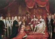 명예혁명으로외회중심의정치가자리잡다 심사법 (1673) 가톨릭의부활을막기위해국교도만공직에임용될수있게한법이다. 인신보호법 (1679) 국왕에의한불법체포나불법구금을금지한법이다. 찰스 2세는친가톨릭적전제정치를실시하였다. 이에의회는심사법과인신보호법을제정하여맞섰다. 당시의회에서는국왕을지지하는토리당과의회를지지하는휘그당이서로대립하였다.