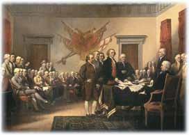 독립전쟁후민주공화국을세우다 1774년북아메리카식민지대표들은제1차대륙회의를열었다. 여기에서이들중다수를이루는온건파는독립을선언하는대신영국정부에탄원서를제출할것을결의하였다. 그러나곧이어영국과의독립전쟁이시작되었고, 제2차대륙회의에서워싱턴이총사령관에임명되었다. 이후발표된독립선언서에는자연권, 주권재민, 저항권등근대적사상이담겨있었다.