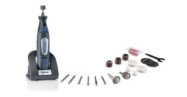 충전로터리툴 Kit 제품구성 드레멜 8050 8050 충전로터리툴 18 종액세서리 액세서리보관함 충전기 제품설명서 렌치