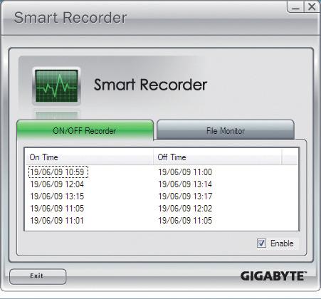 SMART Recorder SMART Recorder 는컴퓨터가켜진 /