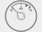 초이상길게누르면구간거리계가제로 (0) 으로조정됩니다. 엔진의냉각수온도를표시합니다.