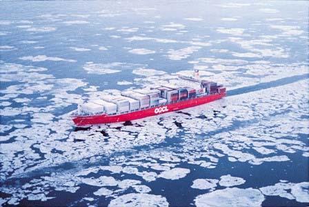 뿐만아니라수송인프라구축에속도를내고철도망과항구, 북극해항로등을이용하여물적이동을용이하게할것이라고밝혔다. 북극해항로를이용한첫중국선박은쇄빙선 설룡호 (Xue Long) 로 2012년북극항로를통해바렌츠해로들어갔다가아이슬란드를출발하여북극점을지나베링해협으로돌아왔다. 한편이번공동회담을통해북극항로이용이더욱수월해질것으로내다봤다.