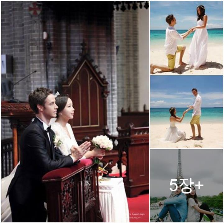 Portfolio Wedding Story Contents 신혼여행지, 웨딩스냅, 셀프웨딩의상및소품등의자연스러운노출 국제커플의웨딩스토리
