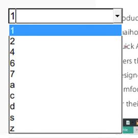 Gaaiho PDF Suite 4.1 도움말 콤보 상자 만들기 콤보 상자는 사용자가 드롭다운 목록에서 항목을 하나 선택할 수 있습니다. [콤보 상자 속성] 대화 상자의 [옵션] 탭에서 항목 목록에 메뉴 항목을 항목 추가할 수 있습니다. [사용자 지정 텍스트 입력 허용]을 선택한 경우, 사용자가 목록에 없는 값을 입력할 수 있습니다.
