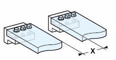 A. 개요 2. 사용환경 절연거리 Line side insulation clearance 배전반의설계시 Susol ACB 와배전반간에아래표의절연거리이상을필히유지하여사용하여주시기바랍니다.