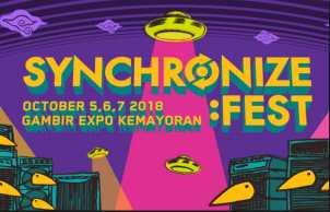 종합음악페스티벌 < 싱크로나이즈페스트 > 개최 ㅇ 2018년 10월 5일부터 10월 7일까지자카르타국제엑스포전시회장 (Jakarta International EXPO) 에서 < 싱크로나이즈페스트 (Synchronize Fest)> 가개최됨ㅇ이행사는 1970년대부터 2000년대까지의팝, 락, 힙합, 레게, 당둣 ( 트로트 )