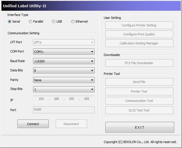 5-5 미디어센서수동보정 (Media Sensor Manual-Calibration) 미디어센서수동보정기능은자동보정기능을사용한후에도프린터가라벨용지의갭 ( 또는블랙마크 ) 을인식하지못하는경우에사용합니다. 미디어센서수동보정은유틸리티프로그램을이용하여값을조정합니다.