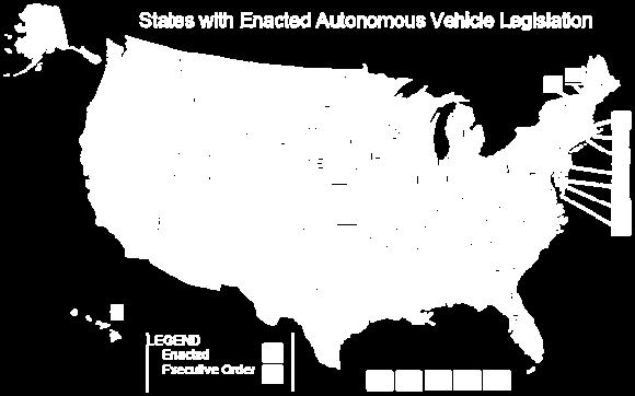 27) * ( ) 안은제정일기준, < > 안은주지사령발효기준자료 : http://www.ncsl.org/research/transportation/autonomous-vehicles-legislation.