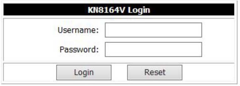 브라우저로그인 KVM over IP 스위치는어떤플랫폼에서동작하는인터넷브라우저를통해접근할수있습니다. 스위치에접근하려면, 다음을수행하세요. 1. 브라우저를열고, 브라우저위치바에사용자가접근하려는스위치의 IP 주소를입력하세요. 주의 : 보안을위해서, 로그인문자열은관리자 ( 세부사항은 190 페이지참조 ) 에의해 설정됩니다.