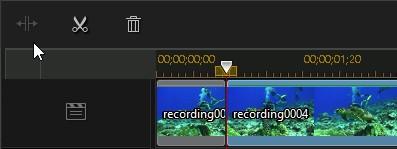 녹화된 비디오 클립 편집 7 장 : 된 비디오 클립 편집 녹화 Screen Recorder는 자르기, 타이틀 및 전환 효과 추가 등을 지원하는 비디오 편집기 *를 제공합니다. 참고: * 이 기능은 Screen Recorder 4의 Deluxe 에디션에서만 사용할 수 있습 니다.
