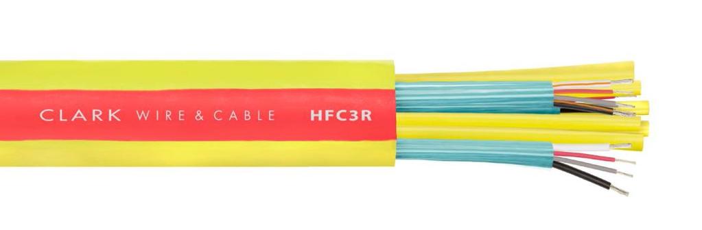 배관매설용 3 채널광복합카메라케이블 HFC3R 3 채널 광복합케이블 3채널 광x2, 전원x4, 데이터 x2, 3채널