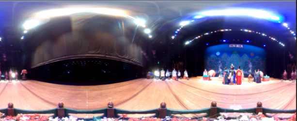 A Study on the Virtual Reality Content of Korean Traditional Dance [ 그림 3] 한국전통무용최종리허설 360 영상 [Fig.
