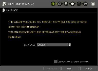 8 Startup Wizard ( 설정마법사 ) 처음시작할때, Startup Wizard 화면이자동으로나타납니다.