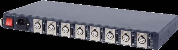 POWER CENTER PD-3 전원시스템 PD-3 Datavideo의 PD-3은전세계규격의전원분배시스템으로, 8개의전원연결단자를가지고있습니다. 또한총전원소비 360 Watts로, 각단자당개별적으로 DC 24V, 8V, 4.4V, 2V 중에서설정할수있습니다. 총전원소비 360 Watts로, 8개의출력을지원합니다.