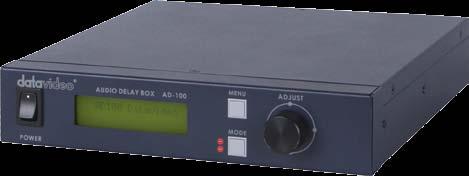 AUDIO DELAY BO AD-00 오디오딜레이박스 AD-00 AD-00은사용이쉬운오디오딜레이박스로, 오디오와비디오신호를동기화할수있습니다. RCA (phono) 뿐아니라, LR 타입으로도연결이가능합니다. 튼튼한메탈기체로실내나야외에서도사용하기좋습니다. 제품전면 RCA (phono) 뿐아니라, LR 타입으로도연결됩니다.